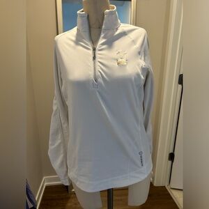 Sunice White and Grey Black Wolf Run Zip Up - S